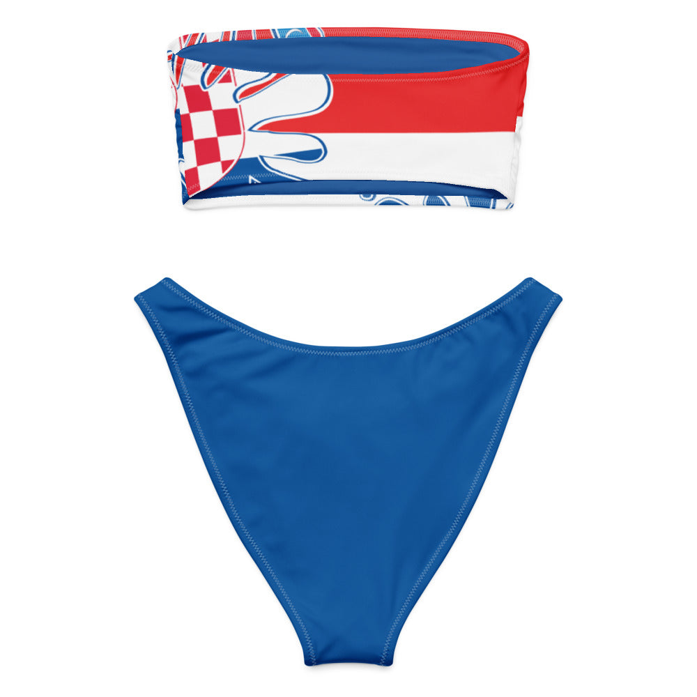 Croatia Pride Bandeau Bikini