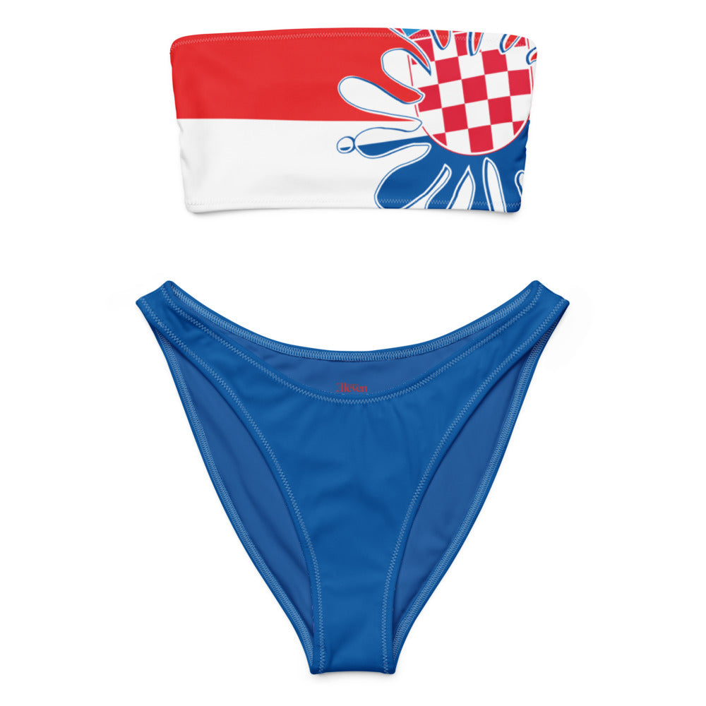 Croatia Pride Bandeau Bikini