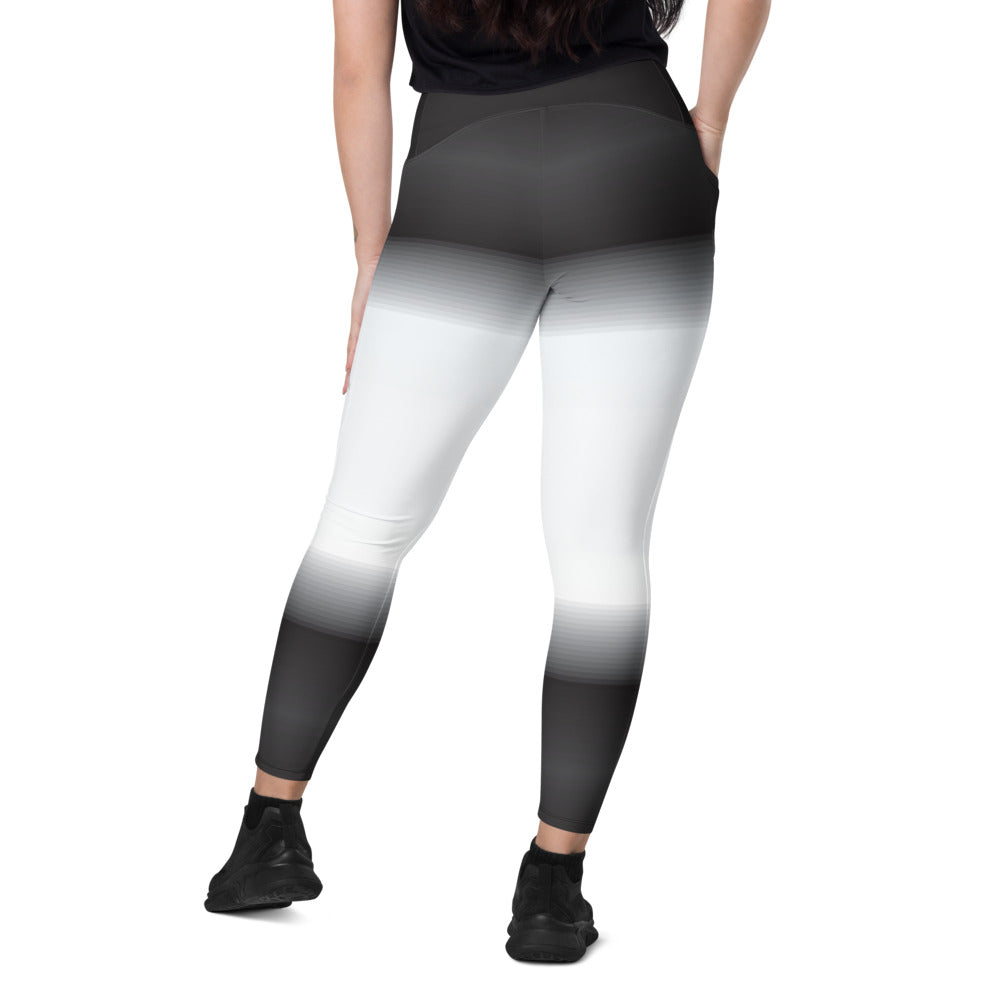 Shadow Light Crossover Leggings with Pockets