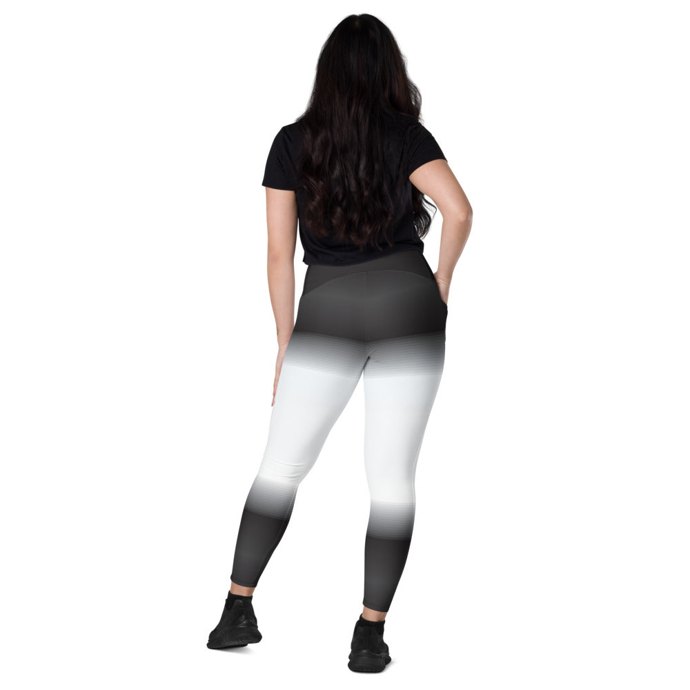 Shadow Light Crossover Leggings with Pockets