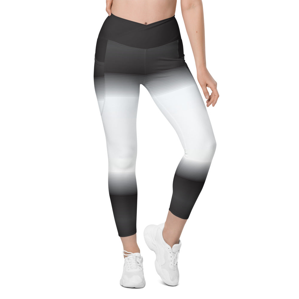 Shadow Light Crossover Leggings with Pockets