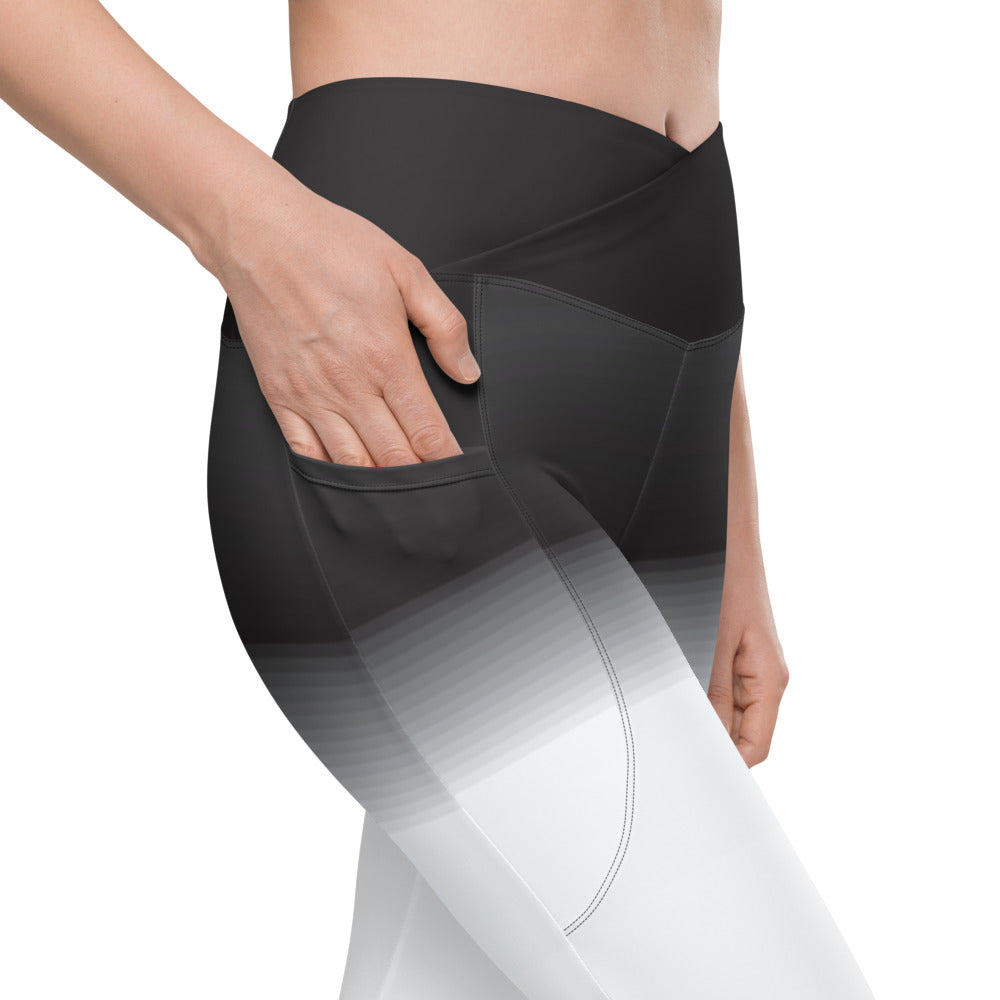 Shadow Light Crossover Leggings with Pockets
