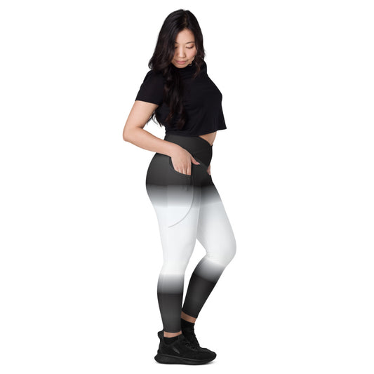 Shadow Light Crossover Leggings with Pockets