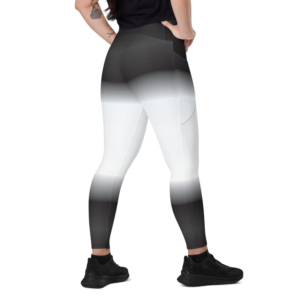 Shadow Light Crossover Leggings with Pockets