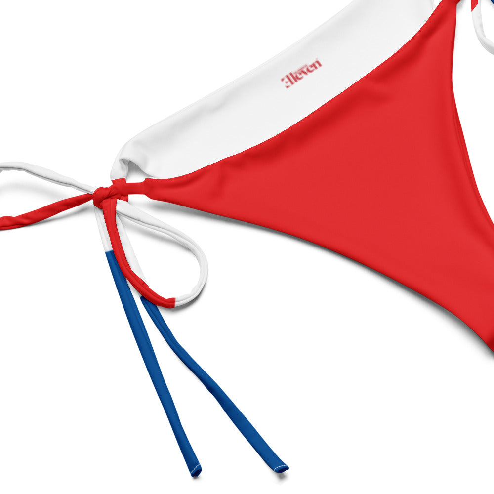 Croatia Patriotic String Bikini Bottom – Red White Blue