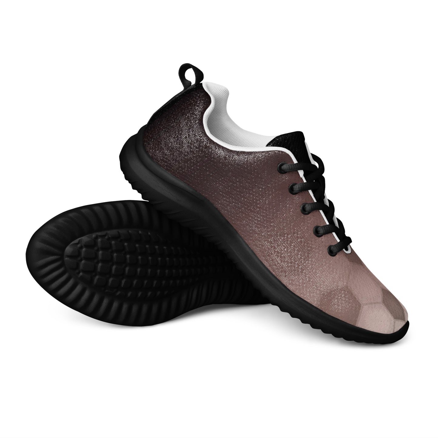 men's athletic shoes soccer ball texture bronze gradient black sole