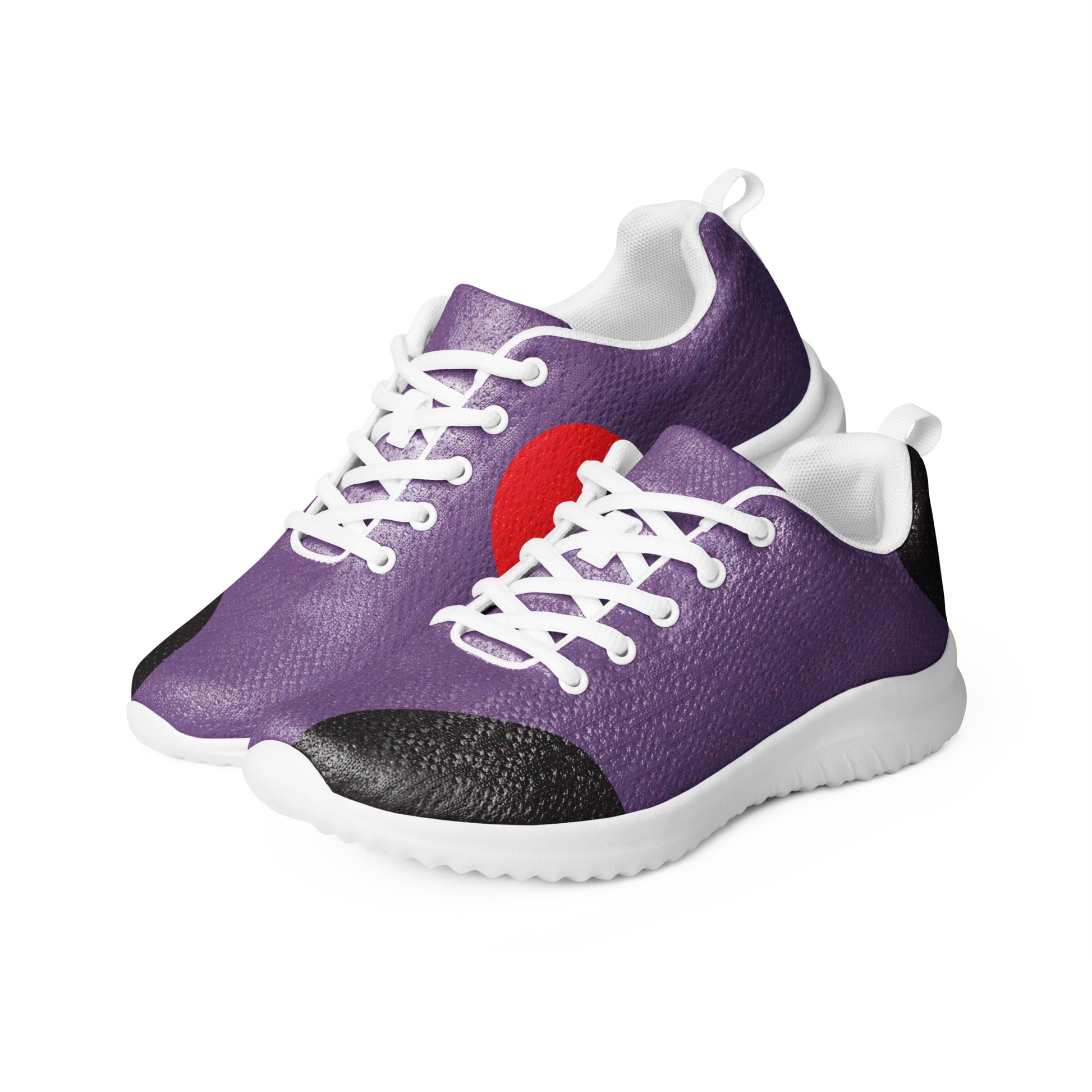 women's athletic shoes purple white sole 