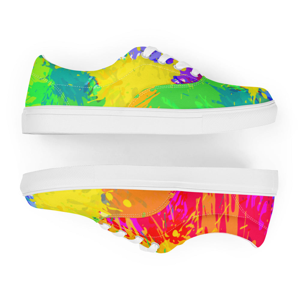 I am the artist Women's Lace-Up Canvas Shoes